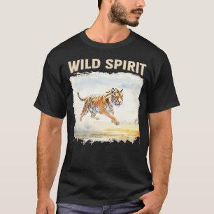 T-shirt Tigre en Action - Esprit Sauvage