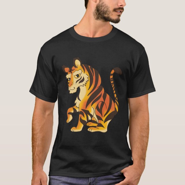 T-shirt Tigre et dragon (Devant)
