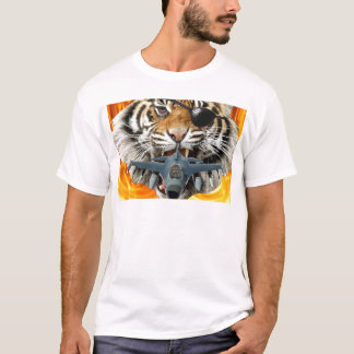 T-shirt Tigre fou
