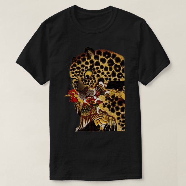 T-shirt Tigre japonais vintage (Design devant)