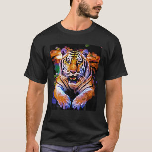 T-shirt Tigre Peint