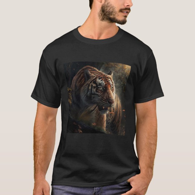 T-shirt Tigre sauvage (Devant)