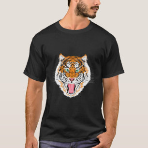 T-shirt Tigre sauvage Visage Mountain Chat Animal