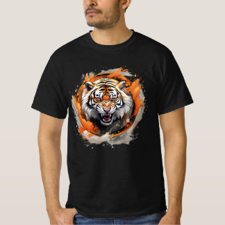 T-shirt Tigre torride intense
