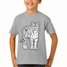 Tigres blancs dessinés