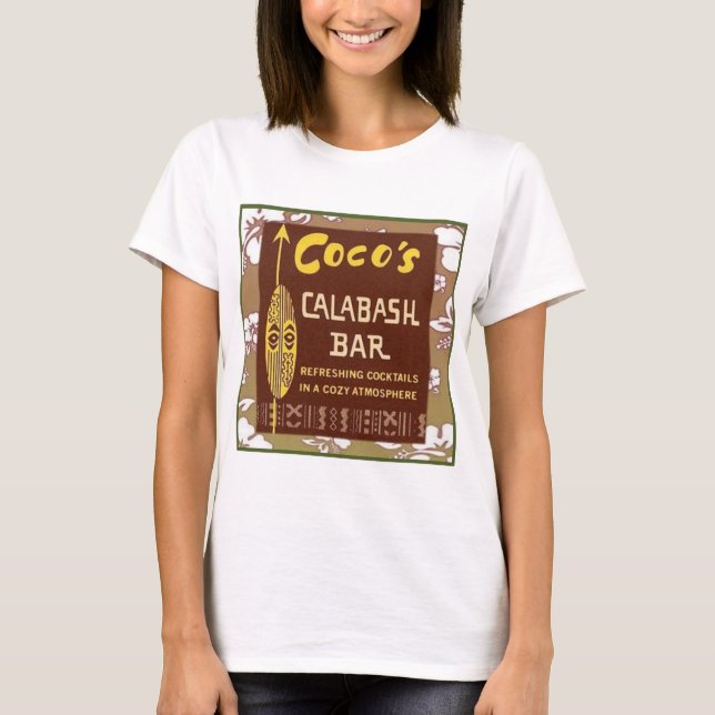T-shirt Tiki Art - Cocos Calabash Bar (Devant)
