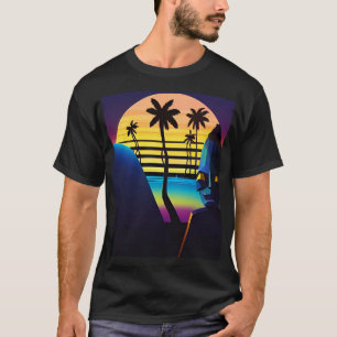 T-shirt Tiki Night Synthwave Ken Gage A.I. Art