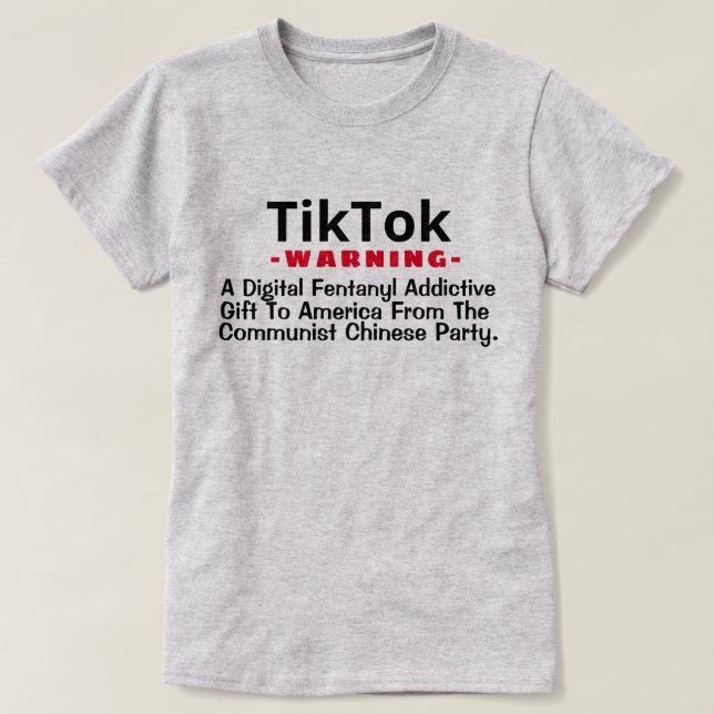 T-shirt TikTok - Un T-Shir numérique Fentanyl Addictive Ca (Design devant)