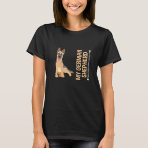 T-shirt Tilt Head Chien German Shepherd Maman 2