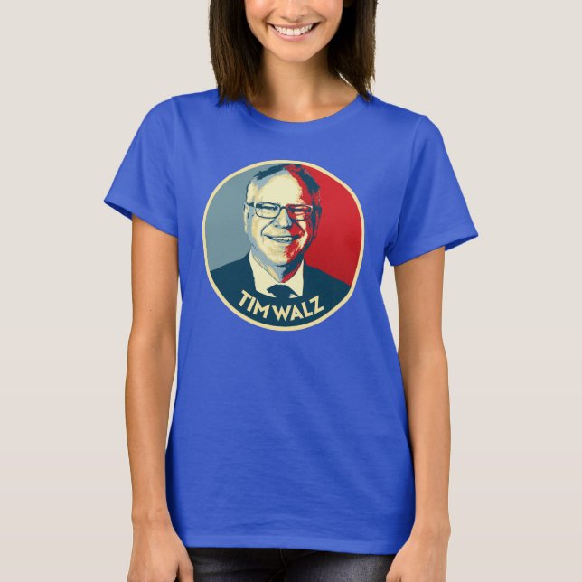 T-shirt Tim Walz (Devant)
