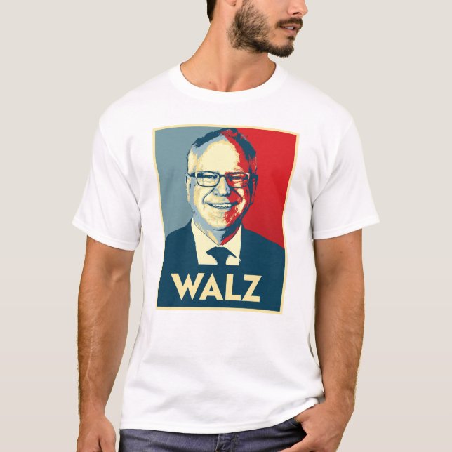 T-shirt Tim Walz (Devant)
