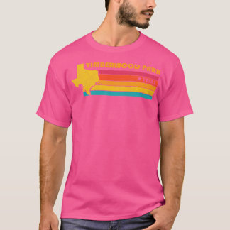 T-shirt Timberwood Park Texas Vintage Souvenir déshabillé