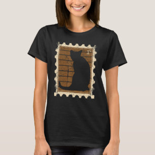T-shirt Timbre avec un chat 1