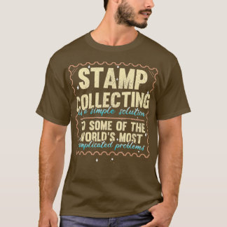 T-shirt Timbre Collecte Funny Collector Timbre Philatoirem