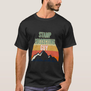 T-shirt Timbre Collecter un cadeau pour les hommes Timbre