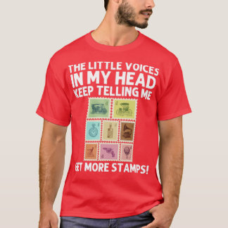 T-shirt Timbre cool Pour Hommes Timbre Femme Collecte Post
