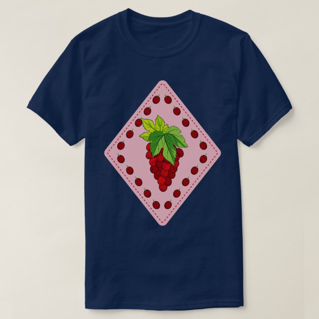 T-shirt Timbre de raisin mou (Design devant)
