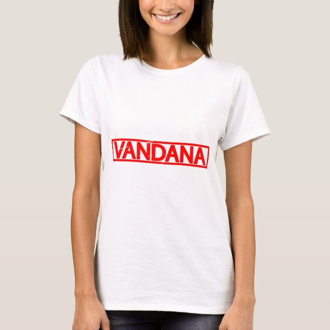 T-shirt Timbre de Vandana (Devant)