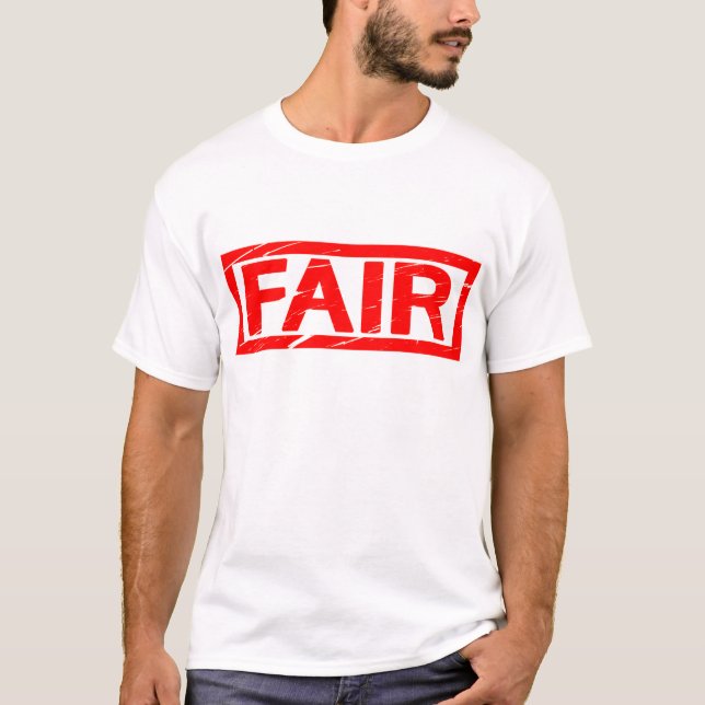T-shirt Timbre équitable (Devant)