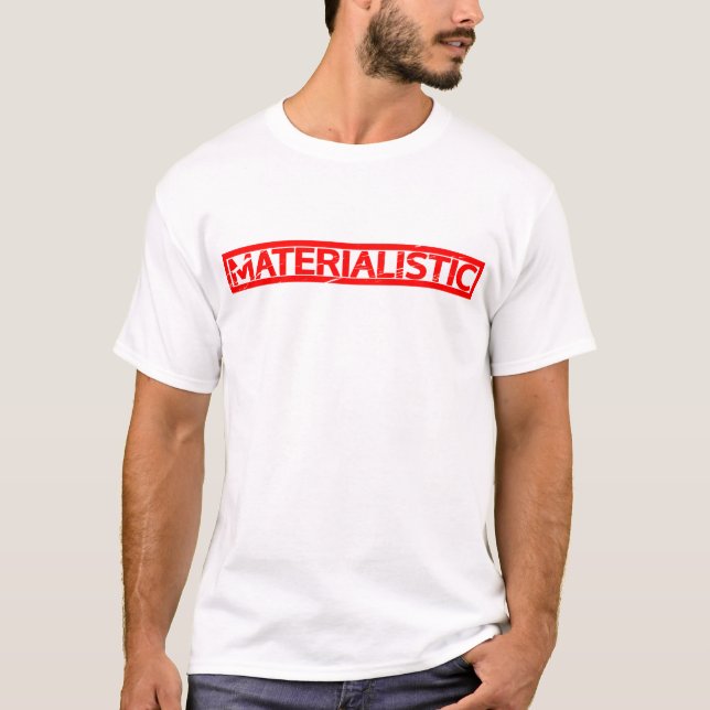 T-shirt Timbre matérialiste (Devant)