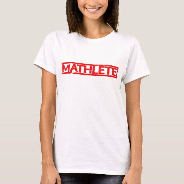 T-shirt Timbre Mathlete (Devant)