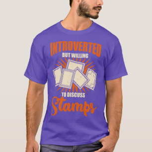 T-shirt Timbre Postage Collecter Hobby Collector Cadeau