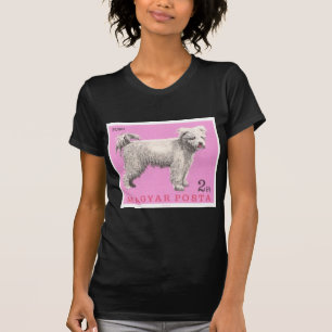 T-shirt Timbre-poste 1967 de chien de la Hongrie Pumi