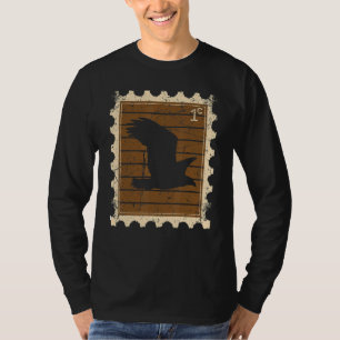 T-shirt Timbre-poste avec un aigle 1