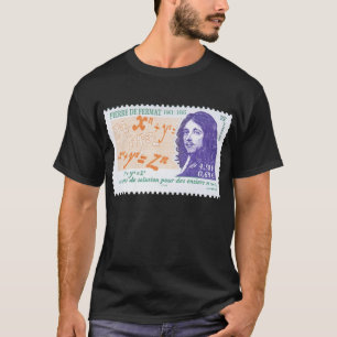 T-shirt Timbre-poste de Fermat