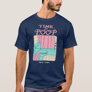 T-shirt Timeo Poop funny vintage girl