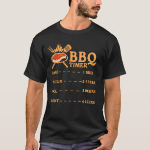 T-shirt Timer barbecue, Amateurs De Barbecue, Cadeaux Gril