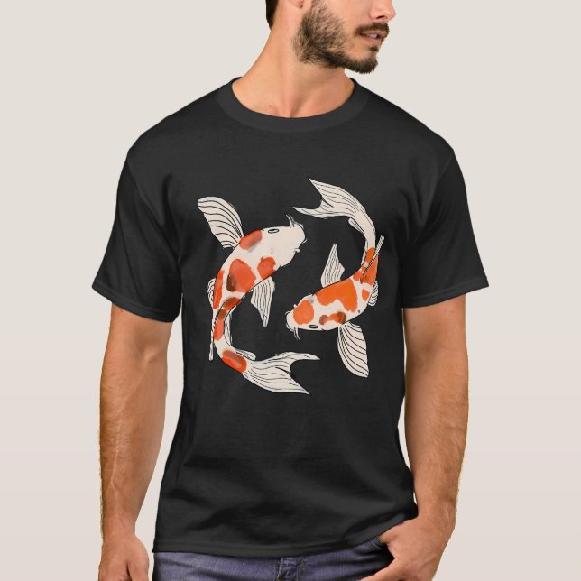 T-shirt Timide comme un Koi (Devant)