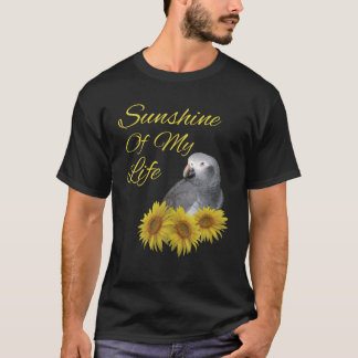 T-shirt Timneh African Grey Parrot Sunshine Sunflower T Sh