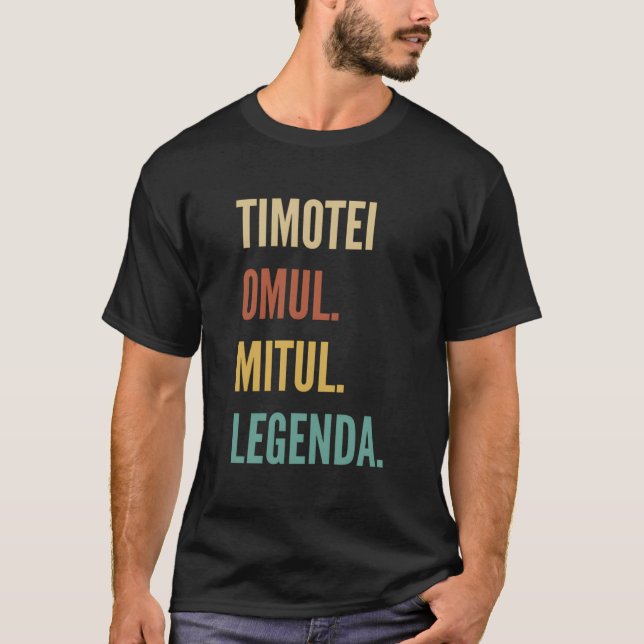 T-shirt Timotei, prénom de Roian (Devant)