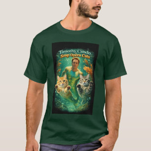 T-shirt Timothy Cando & les chats de soap opera