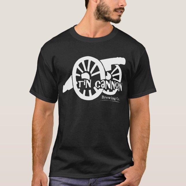 T-shirt Tin Cannon - Grand logo Cannon sur l'avant (Devant)