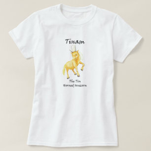 T-shirt Tinam Le Tee-Shirt Unicorne À Cornes Tin