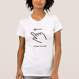 T-shirt Tinder Drôle Slogan Tee, Chemise Rencontres En Lig