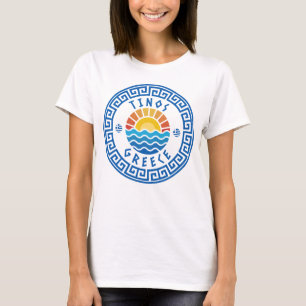 T-shirt Tinos, Grèce - Sunshine And Sea Women
