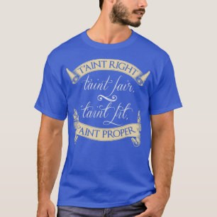 T-shirt Tint droite de la pointe droite de la pointe droit