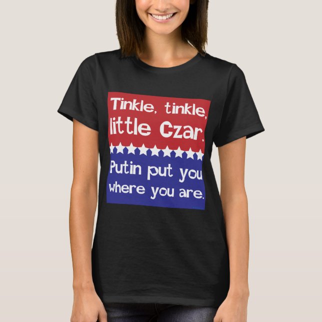 T-shirt Tintement, tintement, petit tsar (Devant)