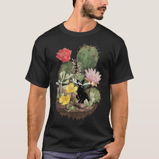 T-shirt Tiny Jackalope (Devant)