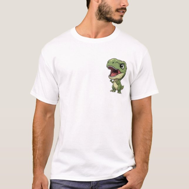 T-shirt Tiny T‑Rex Roar (Devant)