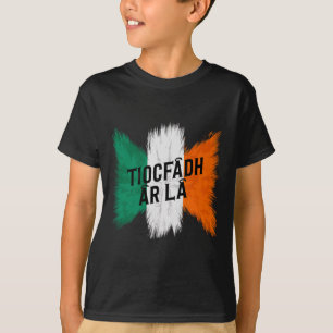 T-shirt Tiocfaidh Ar La Vintage Irlande Drapeau Irlandais