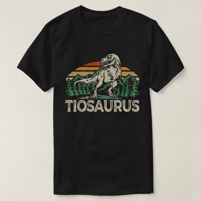 T-shirt Tiosaurus Dinosaur Oncle Saurus Fête des pères T-S (Design devant)
