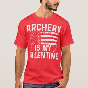 T-shirt Tir À L'Arc Cible Bow Et Arrow Archer Hommes Rétro
