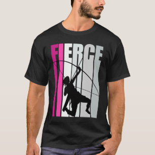 T-shirt Tir à l'arc Fierce Anniversaire Flèche colorée flé