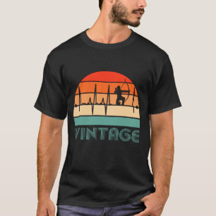 T-shirt Tir À L'Arc Heartbea Nouveau Teigne Vintage Pour B