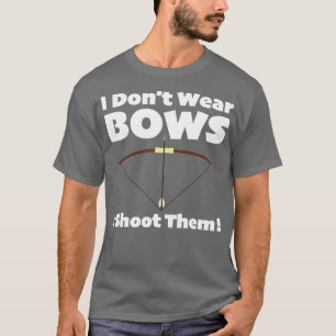 T-shirt Tir À L'Arc Je Ne Porte Pas De Vaches Je Les Tire