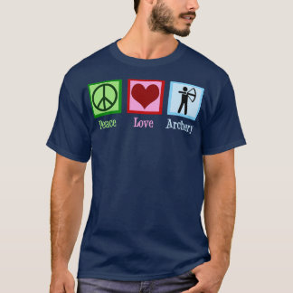 T-shirt Tir à l'arc Peace Love
